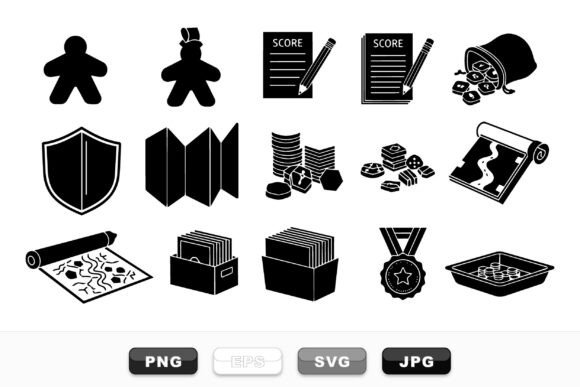 Board Game Icons Vector Set: A Strategic Tool for Visual Communication in Gaming and Beyond