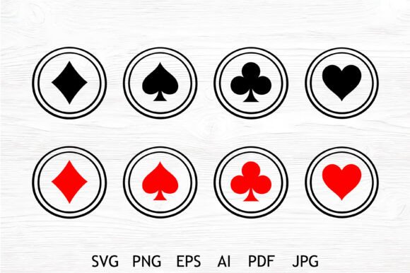Card Suit Icons SVG Bundle: A Comprehensive Design Resource for Digital Creators