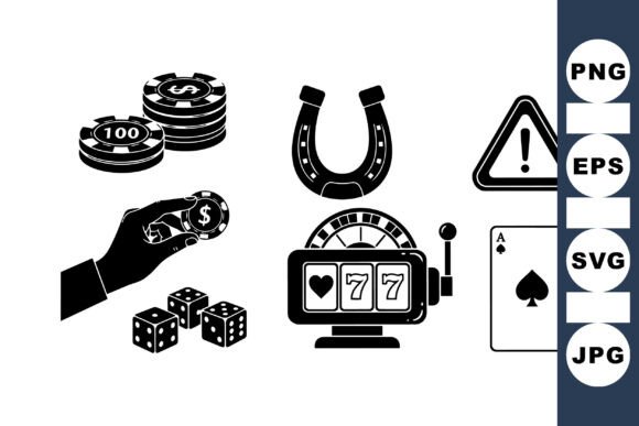 Casino Gambling Icon Clipart