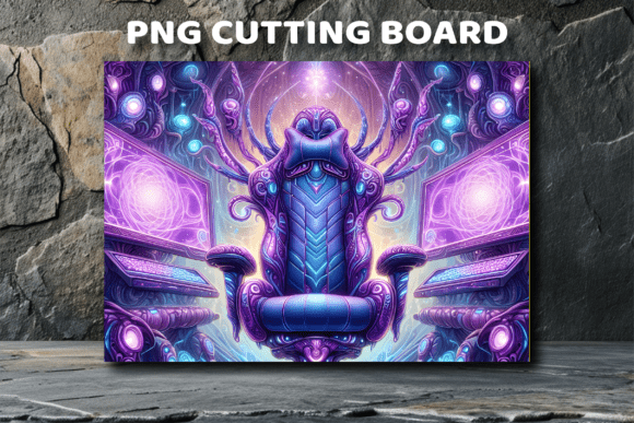 Cyber Throne Gaming Cutting Board: A Strategic Tool for Custom Creations