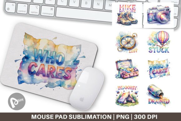 Cynical Travel Hiking Mouse Pad PNG: A Unique Way to Elevate Your Workspace