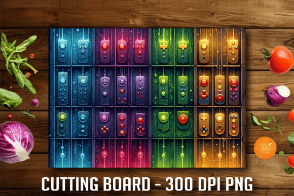 Enhance Your Kitchen with the Gaming Controller Grid Cutting Board: A Unique Fusion of Tech and Design