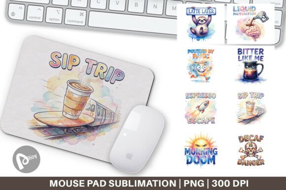 Funny Sarcastic Coffee Mouse Pad PNG: A Unique Way to Add Humor and Style to Your Workspace