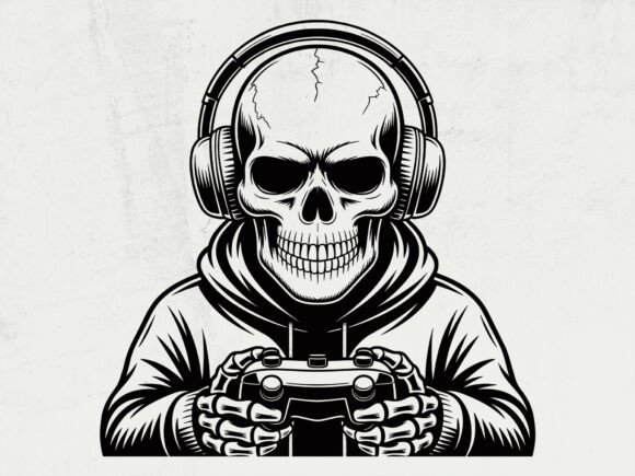 Gamer Skeleton Svg, Gaming Svg, Controller Svg: A Creative Powerhouse for Digital Artists