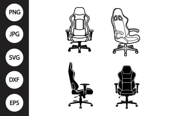 Gaming Chair SVG and Clipart: A Digital Resource for Creative Projects