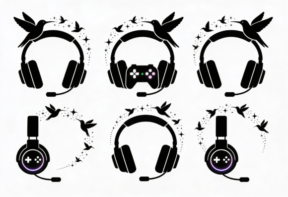 Gaming Headset Hummingbird SVG Design: A Creative Solution for All Your Crafting Needs