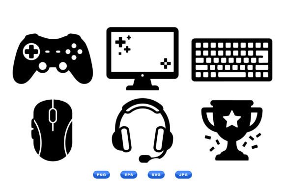Gaming Icons Vector Pack