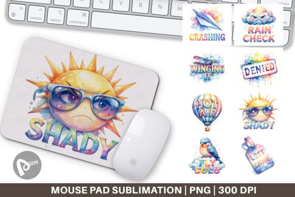 Grumpy Sky Travel Quotes Mouse Pad PNG