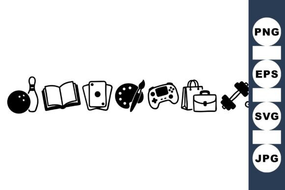 Hobby and Leisure Icon Set SVG: A Comprehensive Overview