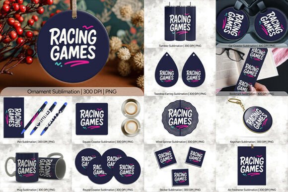 Racing Games PNG, Sports Gaming Bundle: A Creative Resource for Gamers and Designers