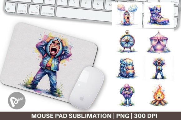 Sarcastic Camping Gear Mouse Pad PNG: A Unique Way to Elevate Your Workspace