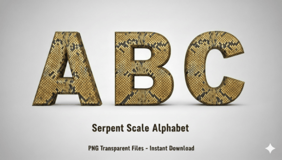 Serpent Scale Alphabet Collection