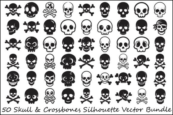Skull Crossbones Silhouette: A Versatile Design Asset for Modern Creators