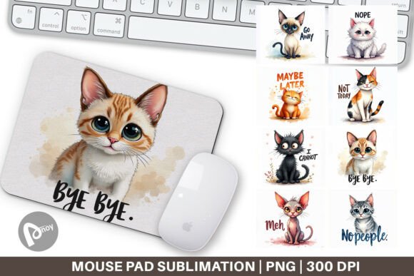 Snarky Cat Quotes Mouse Pad: A Stylish Addition to Your Workspace