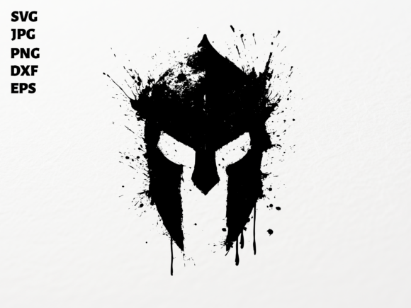 Spartan Helmet SVG for Cricut