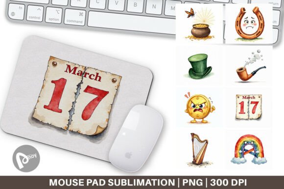 Unlucky St. Paddy’s Mouse Pad: A Stylish and Functional Addition to Your Workspace